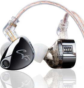 Keephifi KZ Castor dual dynamic drivers front view for crisp stage sound.