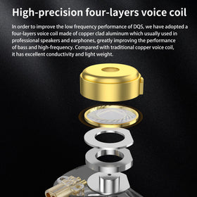 Keephifi KZ DQS ergonomic fit reduces fatigue for singers.