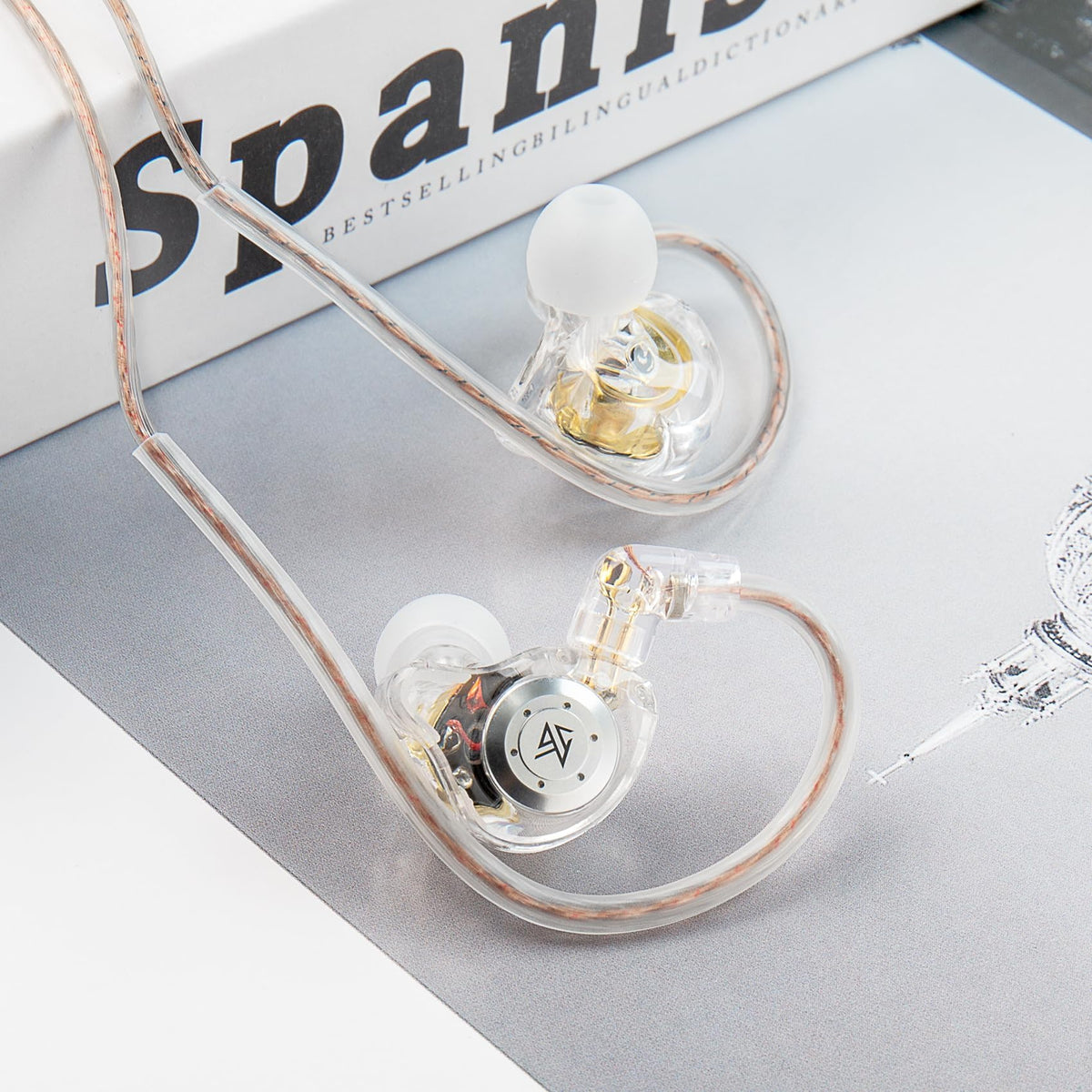 Keephifi KZ EDX Pro features a durable 5N OFC flat cable.