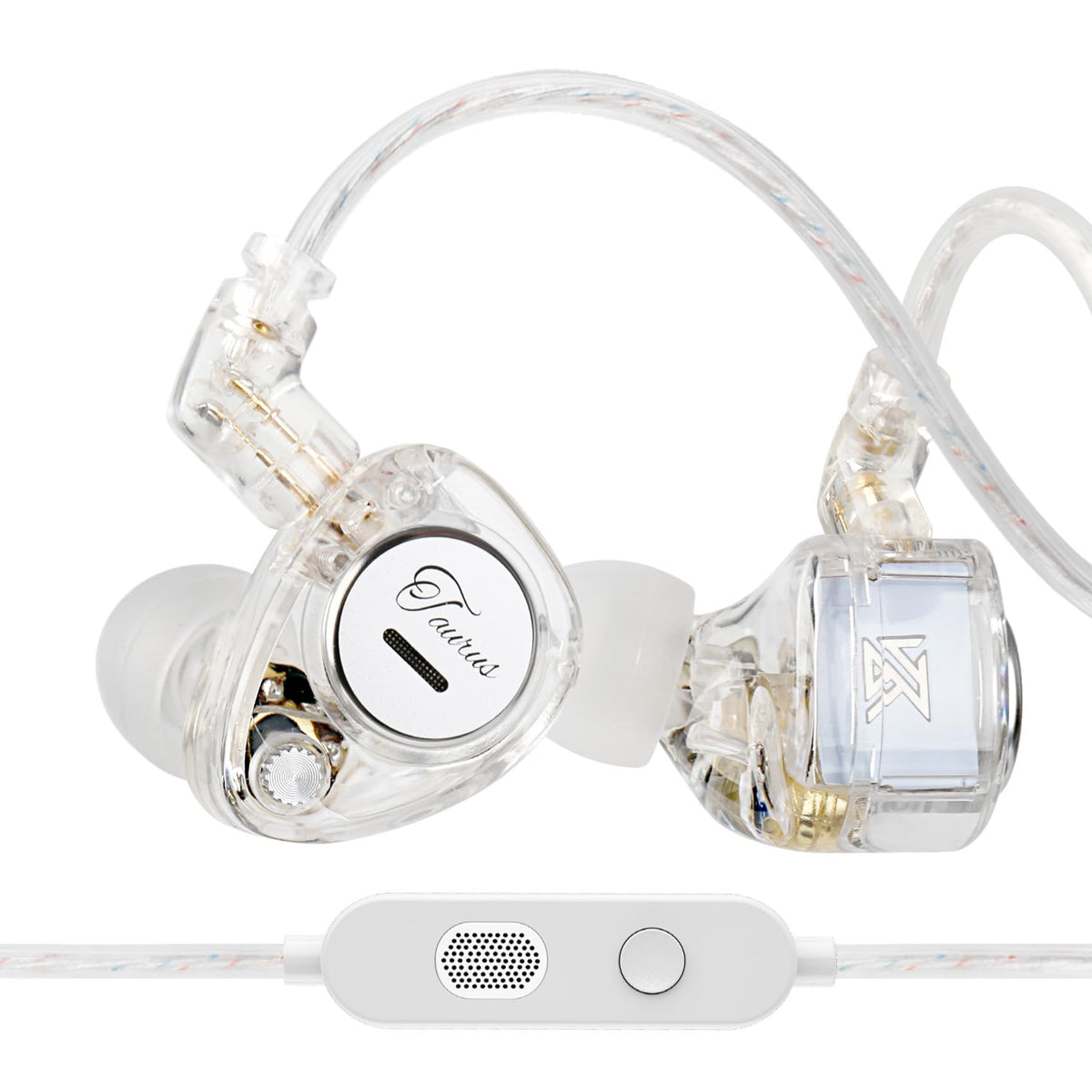 Keephifi KZ Taurus horizontal driver view showcases balanced soundstage for immersive gaming.