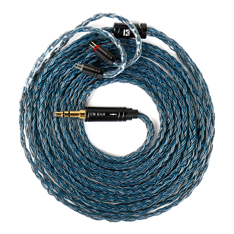 Keephifi ST16 MAX braided 16-strand cable for immersive bass and detailed highs