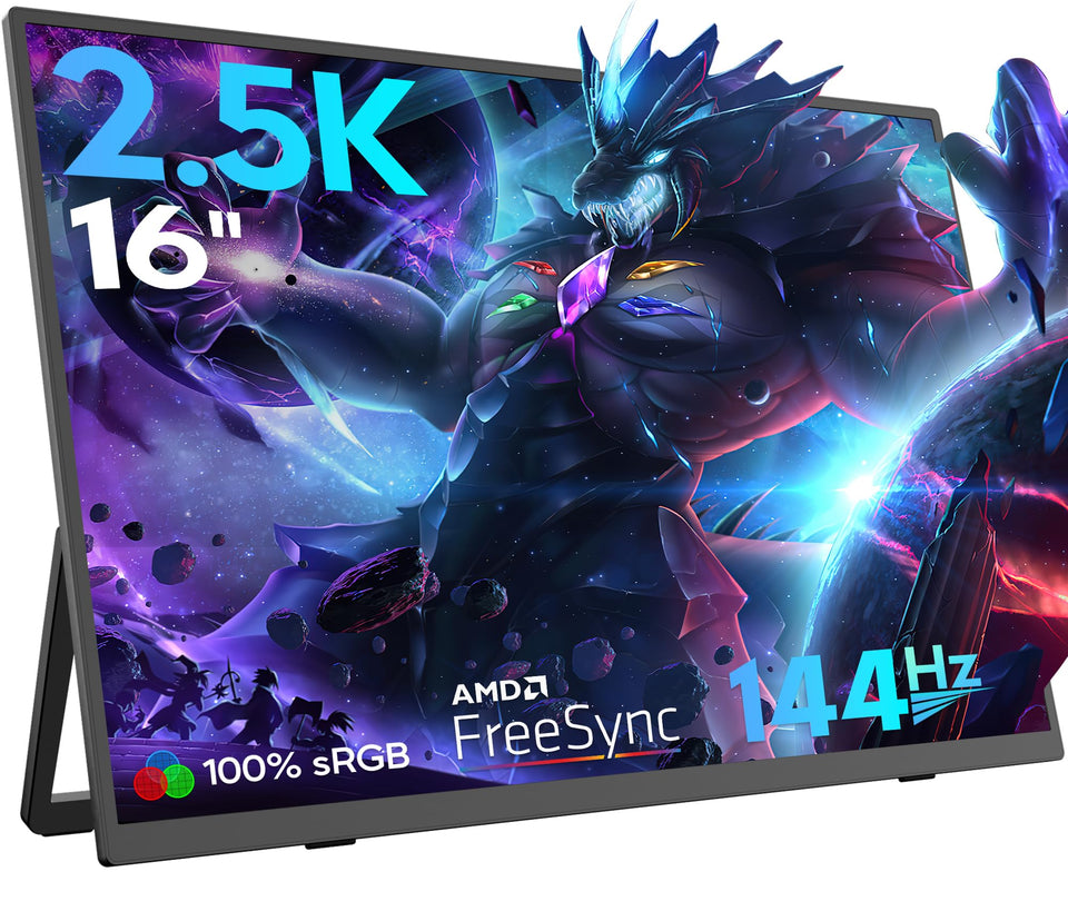 KEEPTIME 16-inch display delivers crisp visuals for on-the-go gaming and work