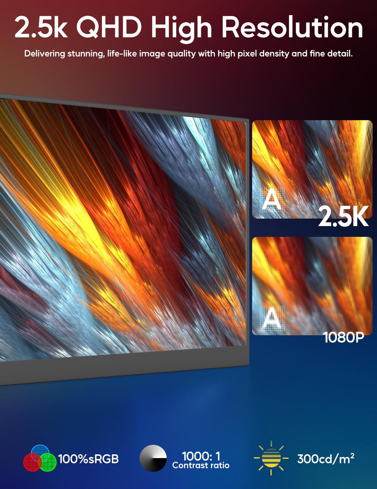 KEEPTIME extended screen for laptop boosts productivity with extra workspace