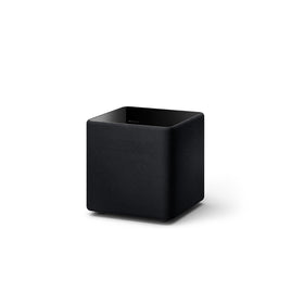 KEF Kube 8 MIE subwoofer front view shows compact design for small rooms with solid bass.