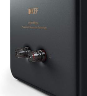 KEF LS50 Meta in-room setup for immersive listening in living spaces.