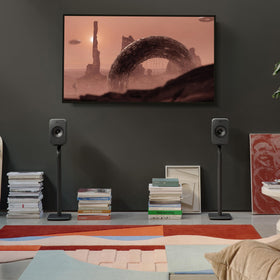 KEF LSX II LT rear ports illustrating HDMI ARC and USB-C inputs.