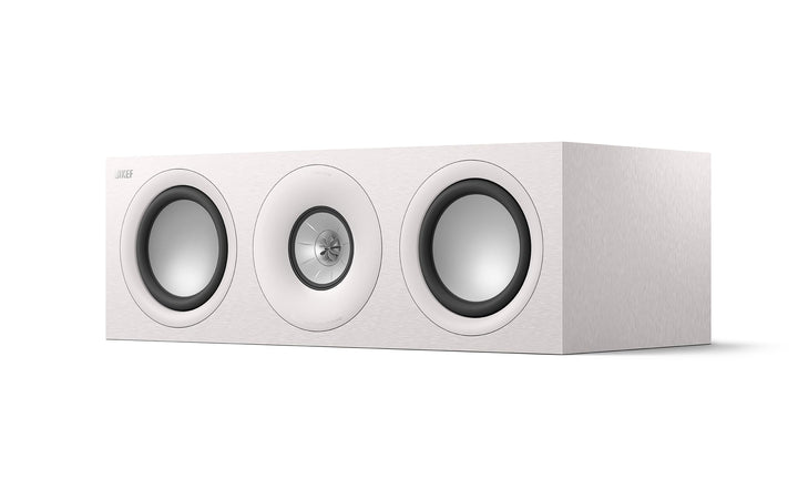 KEF Q6 Meta Center front view showcases compact LCR design for integrated home theater