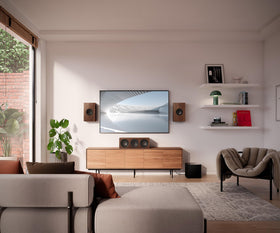 KEF Q6 Meta Center side view highlights discreet placement and clean aesthetics
