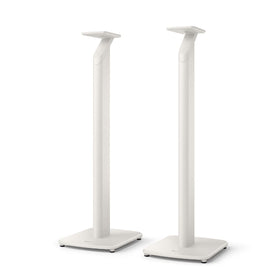 KEF S1 floorstand LSX II side profile emphasizes compact footprint.