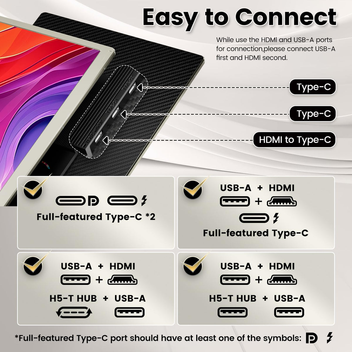 KEFEYA 120% sRGB FHD IPS panel delivers vibrant visuals
