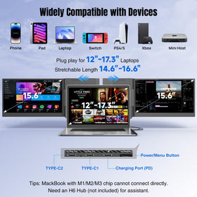 KEFEYA 15.6-inch FHD IPS display offering sharp visuals for work and play