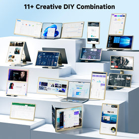 KEFEYA 235-degree rotation enables customizable viewing angles