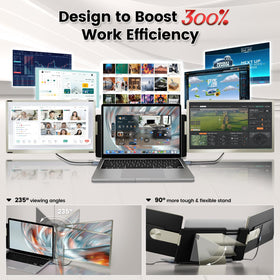 KEFEYA 235-degree rotation enables flexible viewing angles