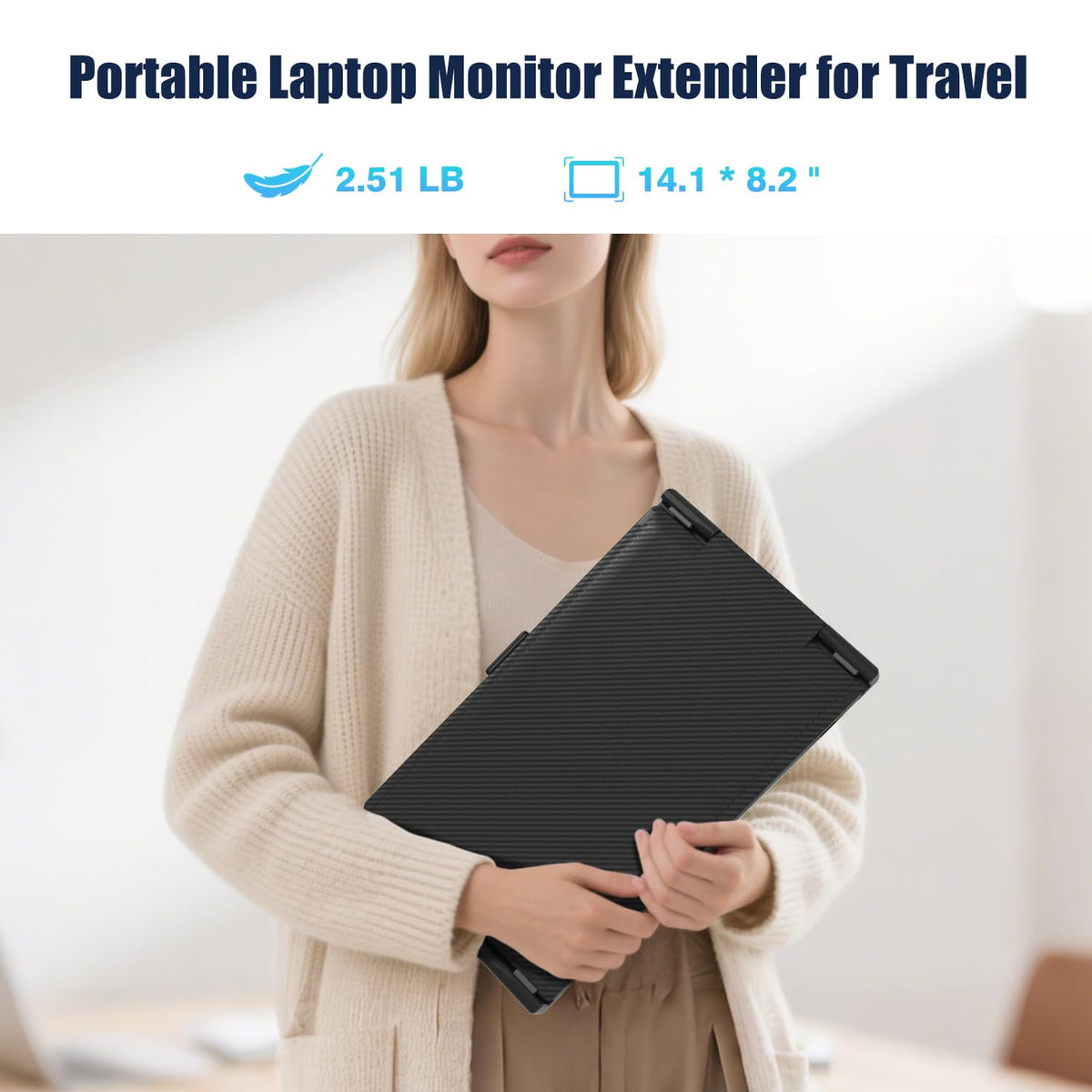 KEFEYA extended workspace in portrait mode for long documents and browsing.
