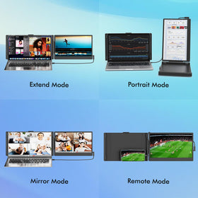 KEFEYA 14-inch IPS display delivering vivid 1080p visuals with wide viewing angles.