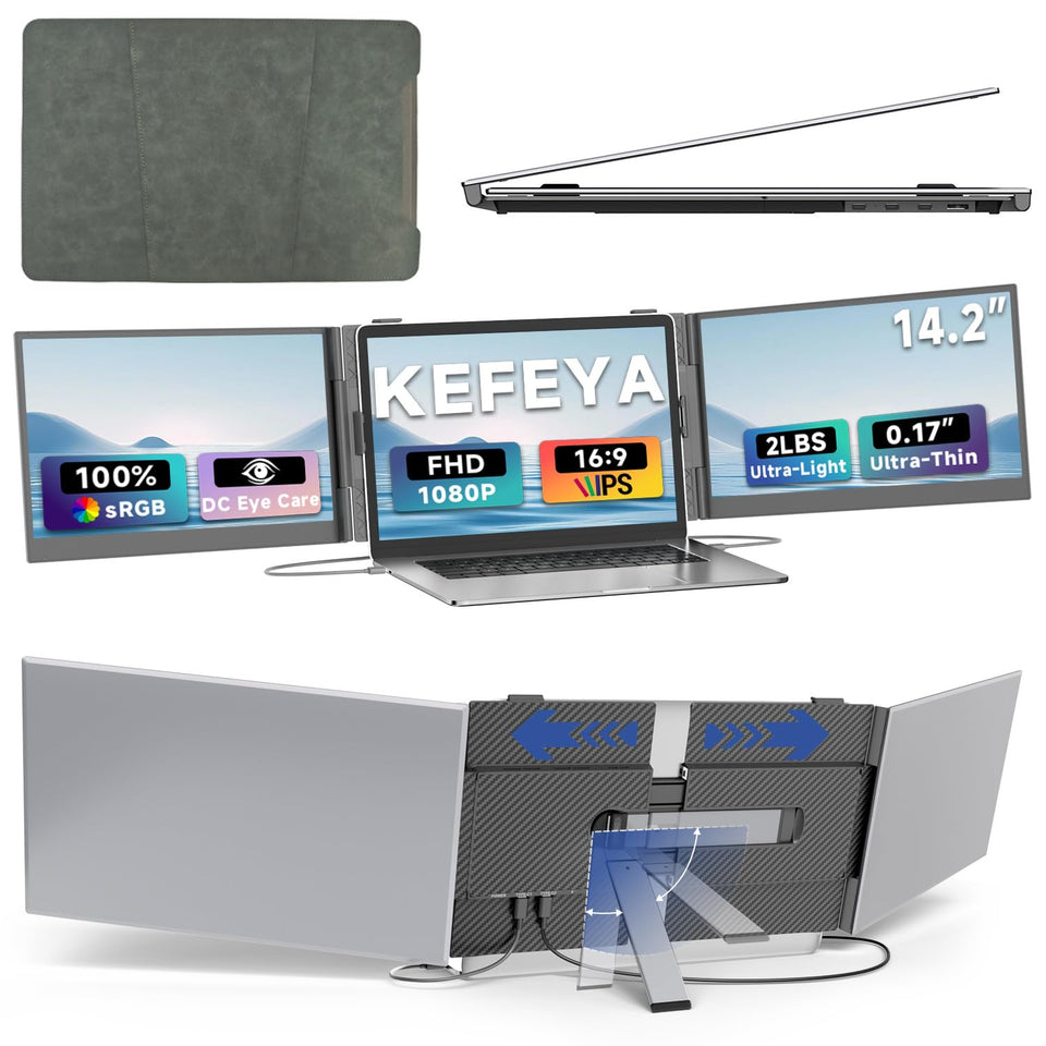 KEFEYA laptop screen extender on the go for productivity