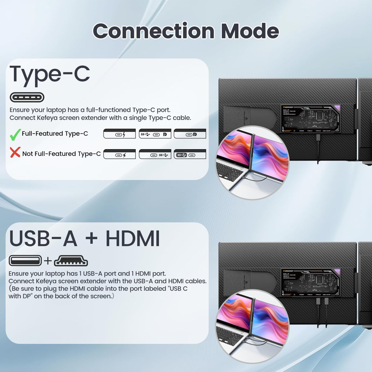 Detachable stand and 360-degree rotation for flexible use
