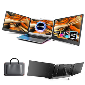 KEFEYA Laptop Screen Extender front view boosts portable workspace clarity