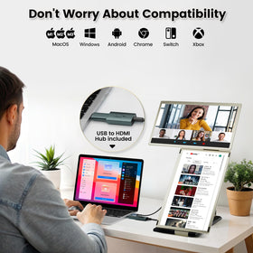 KEFEYA MacBook compatibility with optional hub guidance