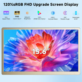 KEFEYA monitor in mirror mode highlighting extended display option