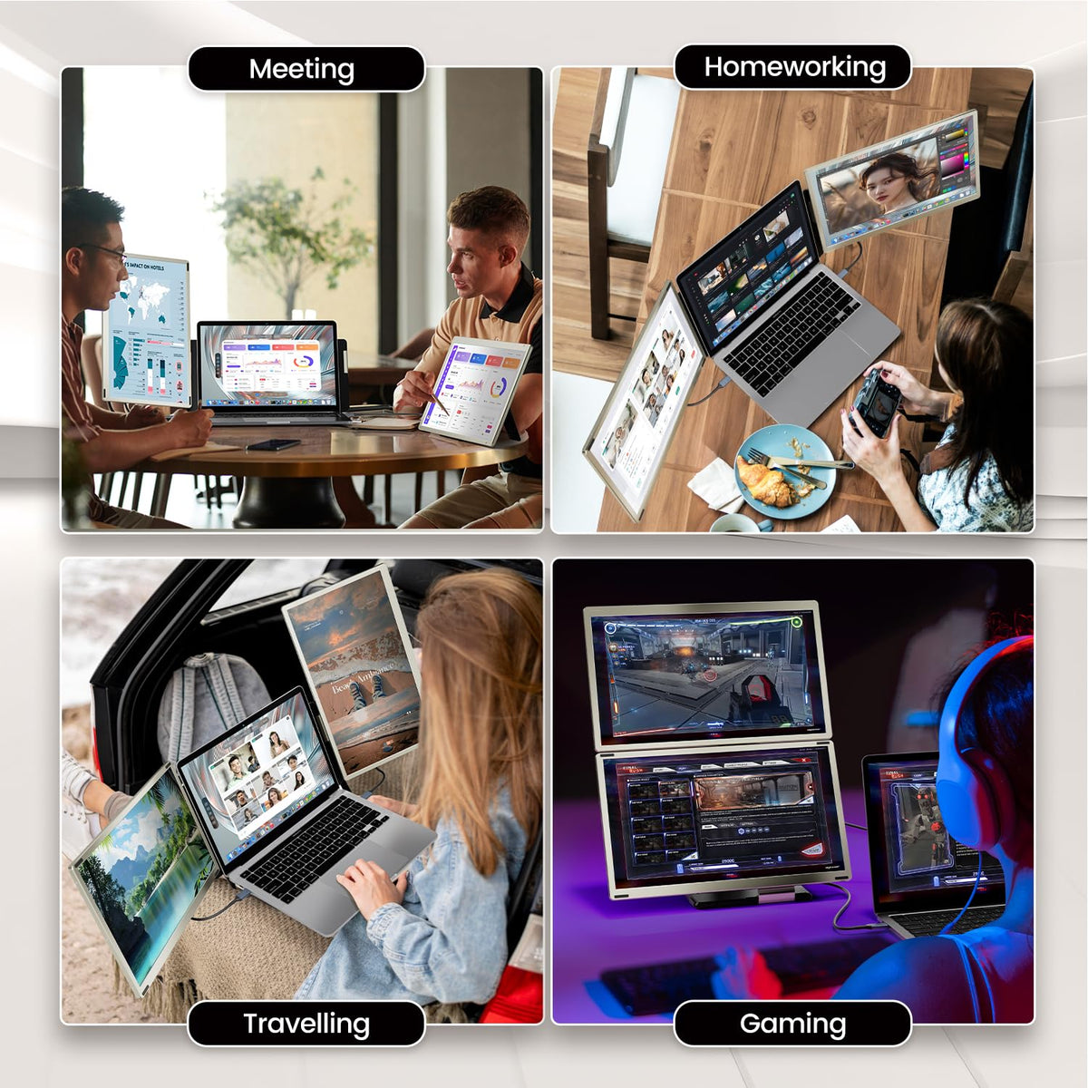 KEFEYA plug-and-play setup works with most laptops