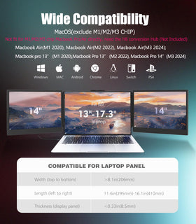 KEFEYA portable monitor accessories included simplify setup and travel