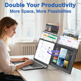 KEFEYA portable monitor USB-C setup highlights one-cable convenience.