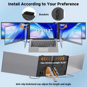 KEFEYA ultra-thin profile keeps your setup portable