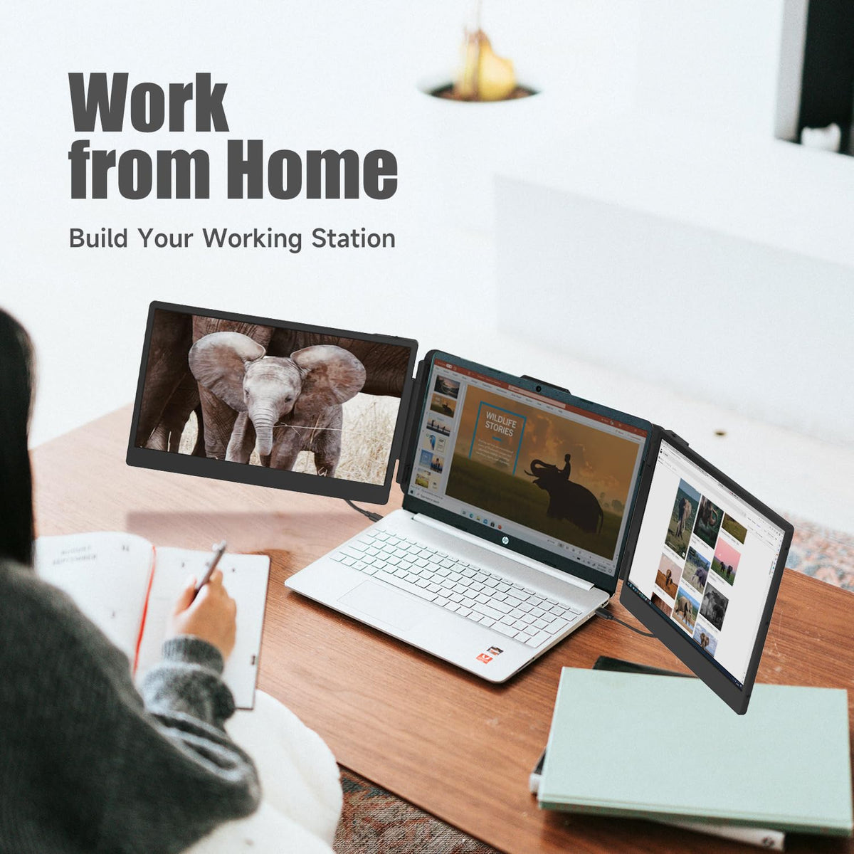 KEFEYA versatile USB-C and HDMI connection options for wide compatibility
