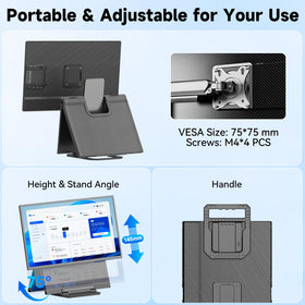 KEFEYA 75x75 mm VESA compatibility for desk mounting