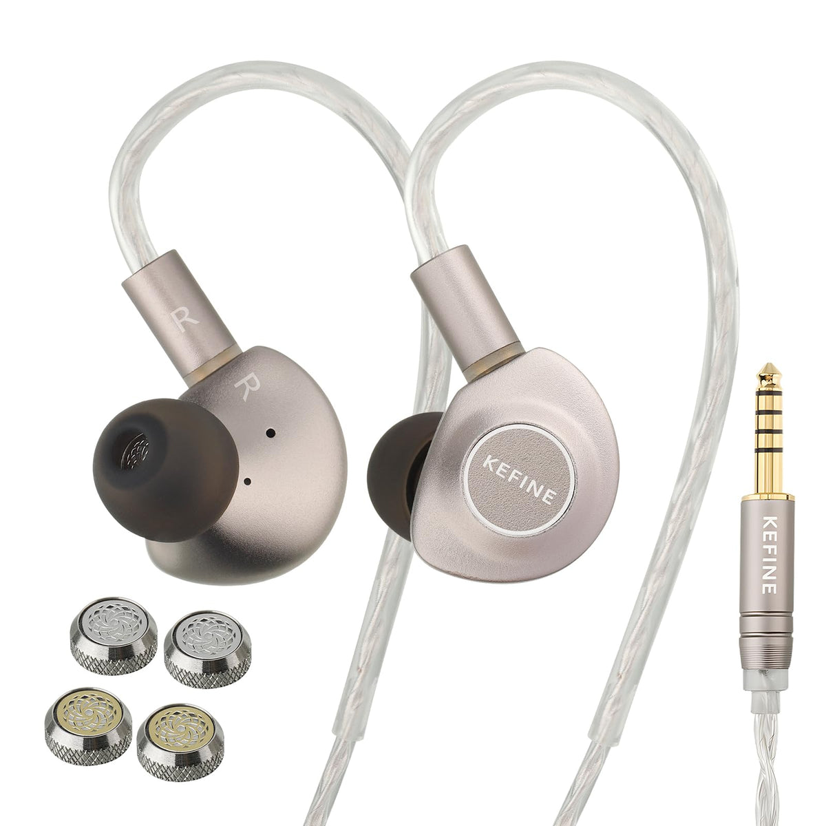 Kefine Delci AE with 10mm DLC driver delivering clear, dynamic sound.