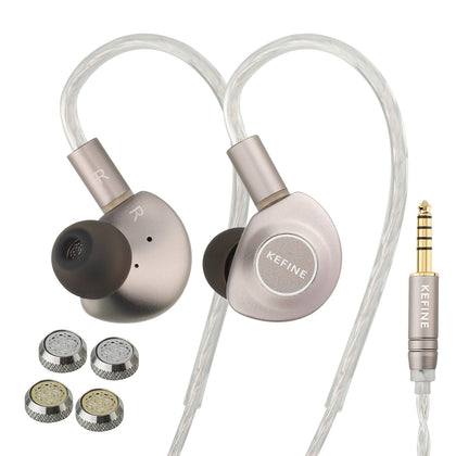 Kefine Delci AE with 10mm DLC driver delivering clear, dynamic sound.