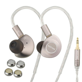 Kefine Delci AE with 10mm DLC+PU driver delivering expansive, detailed sound.
