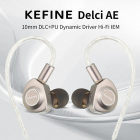 Interchangeable tuning nozzles on Kefine Delci AE for adaptive listening.