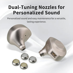 Kefine Delci AE ultralight 5.3g CNC aluminum housing reduces ear fatigue.
