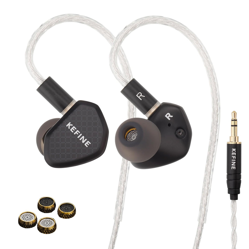Kefine Klean front view showing sleek earbuds and ergonomic fit for comfortable listening