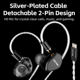 Kefine Klean worn in ear lifestyle image demonstrating secure fit and isolation benefit