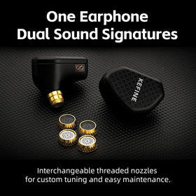 Kefine Klean interchangeable nozzles displayed to show quick tone swapping benefit