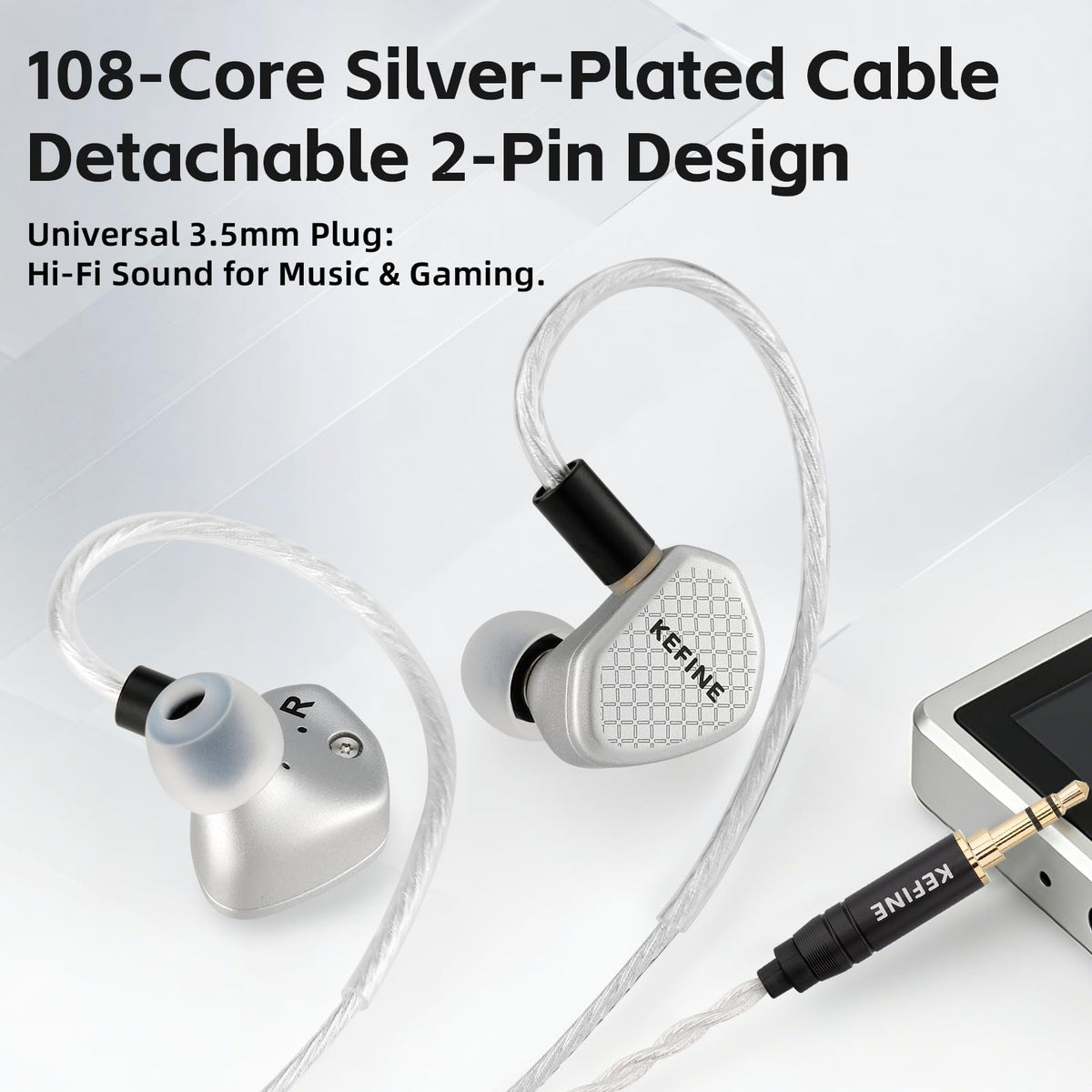 Kefine Klean SV detachable 2-pin connection for easy upgrades