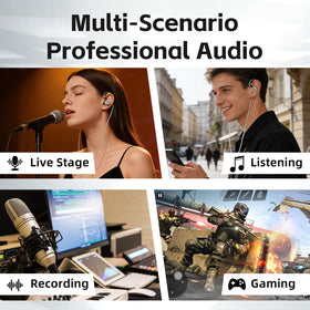 Kefine Klean SV Hi-Fi earpiece fit designed for secure listening on the go.