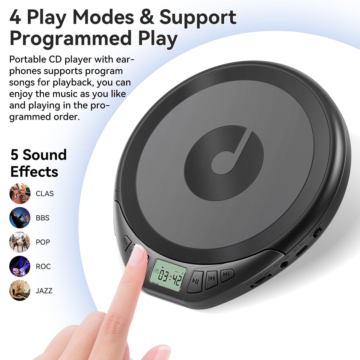 Kegaudio five sound effects personalize your listening experience.