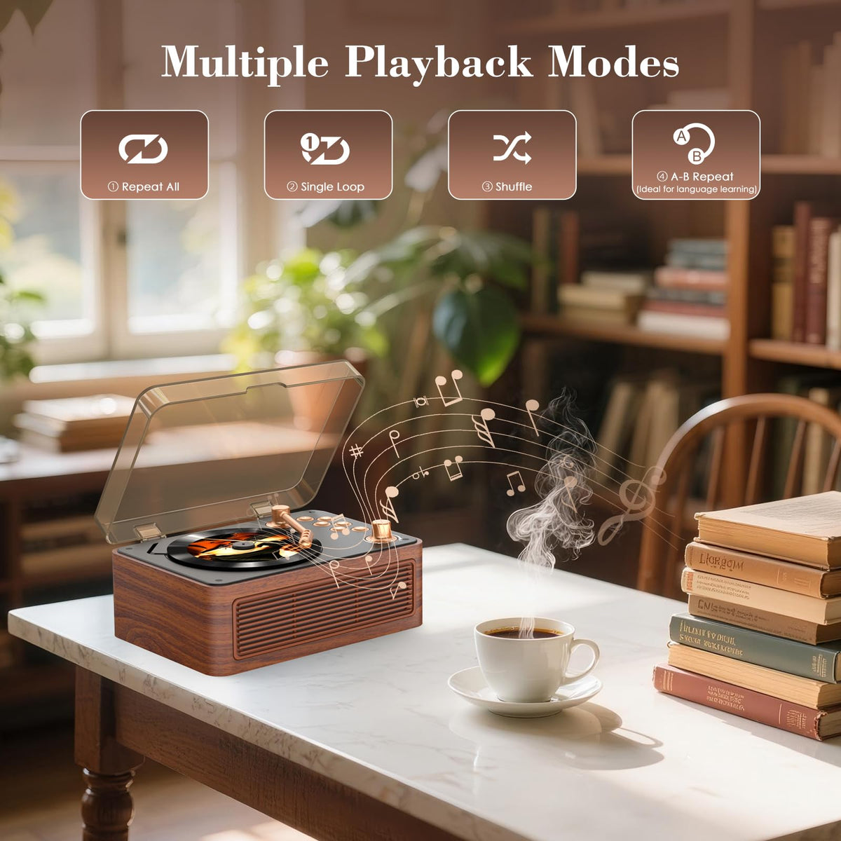 Kegaudio in use in living room delivering Bluetooth and CD audio enjoyment
