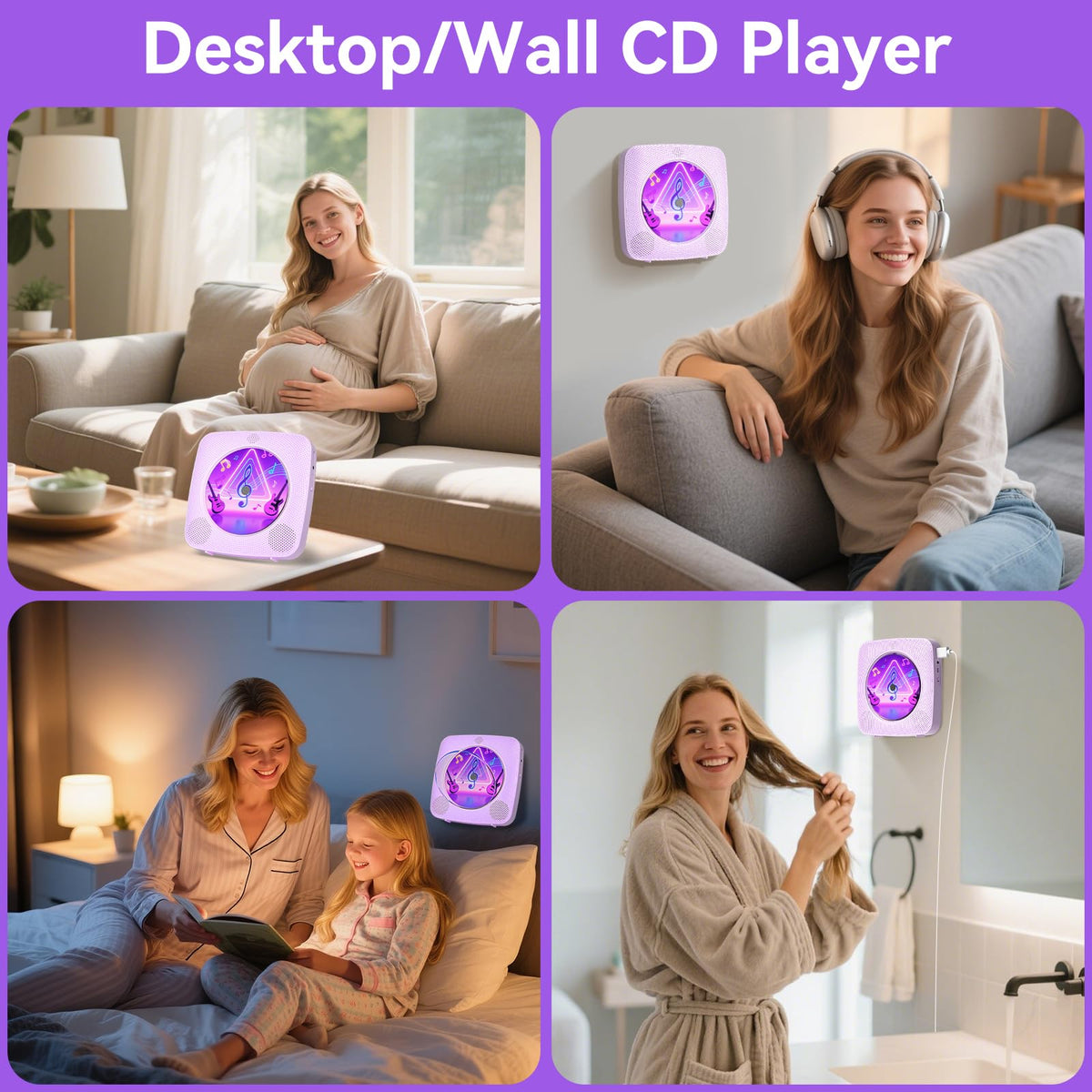 Kegaudio in a bedroom lifestyle scene showing relaxed listening and multi-use appeal