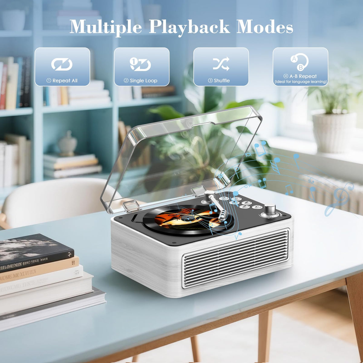Kegaudio FM radio dial with auto-scan for easy station finding.