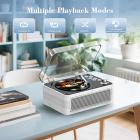 Kegaudio FM radio dial with auto-scan for easy station finding.