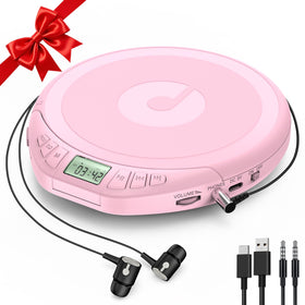Kegaudio portable car CD player with LCD display for clear track navigation on the road.