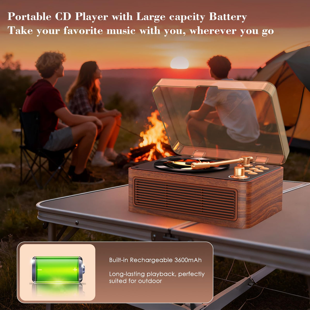 Kegaudio remote control and buttons for easy playback and convenience
