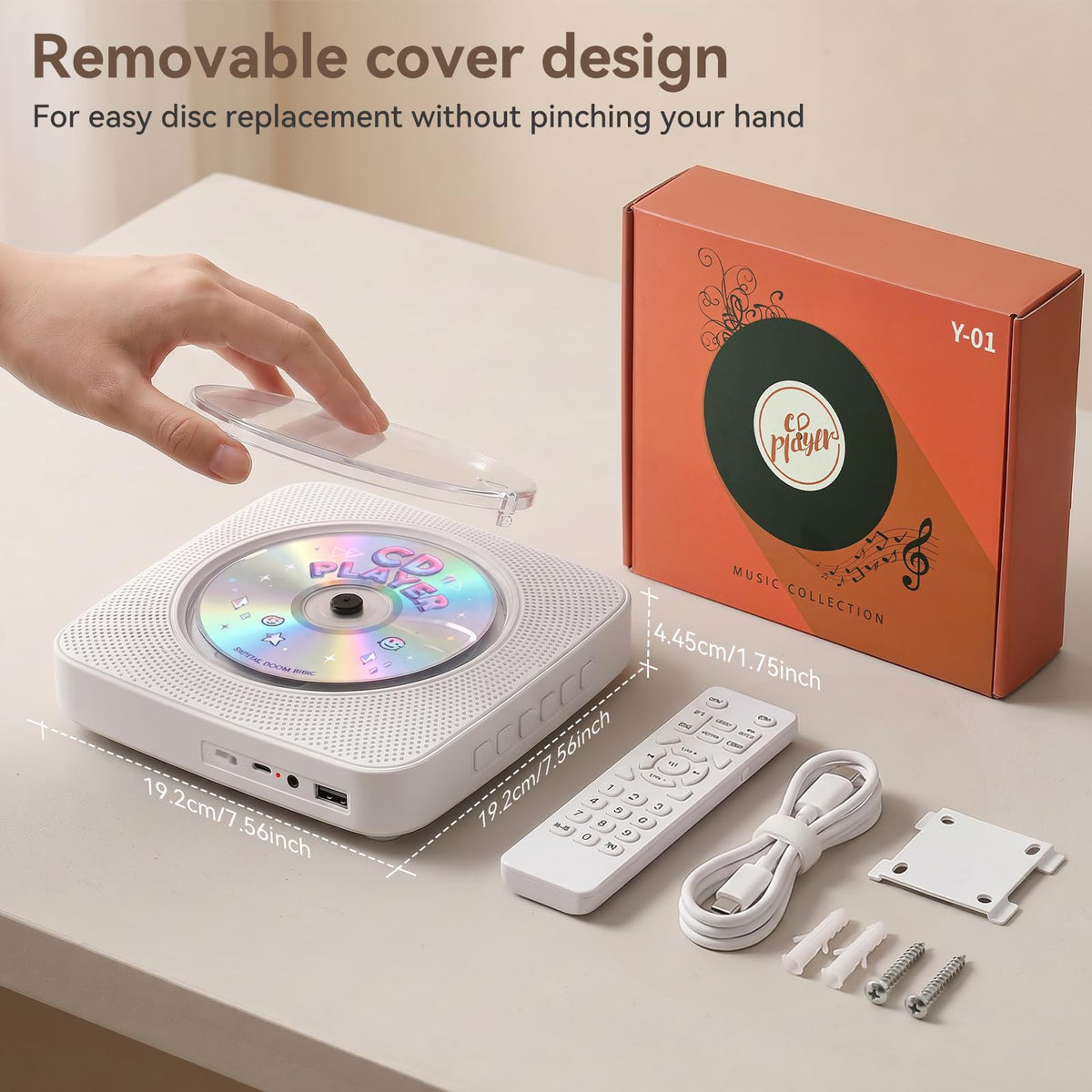 Kegaudio wall-mount kit and desk stand save space in living areas.