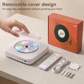 Kegaudio wall-mount kit and desk stand save space in living areas.