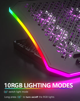 KeiBn RGB lighting with multiple modes enhances gaming ambience.